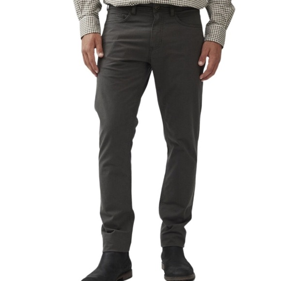 Rodd & Gunn Straight Fit Charcoal Jeans Size 36x32 Business Casual Contemporary - Picture 13 of 13